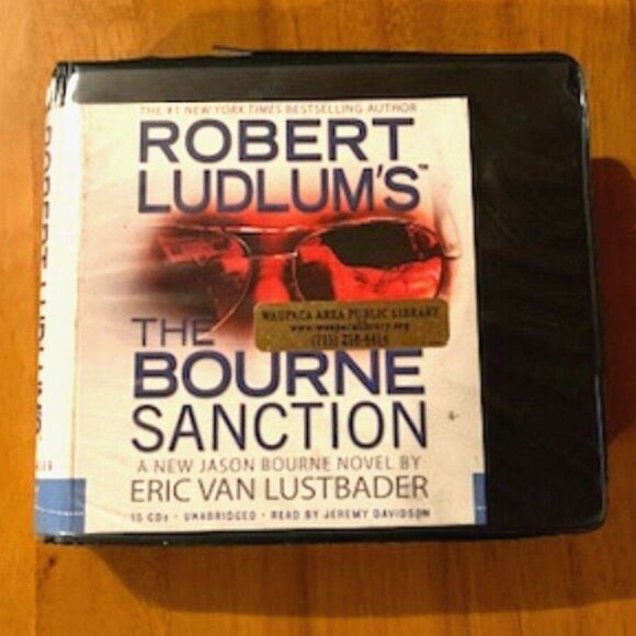 Robert Ludlum - The Bourne Sanctions .............. Books on Tape -15 Discs - Picture 1 of 5